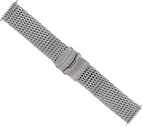 Ewatchparts 20MM SHARK MESH 4MM THICK BAND 